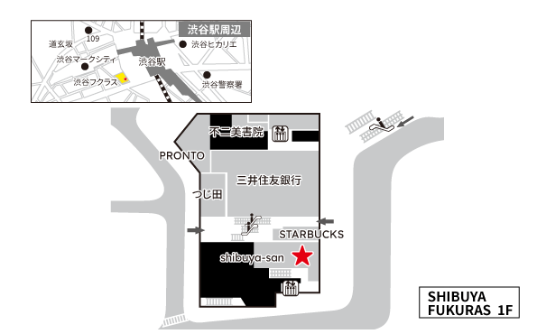 shibuya-san　地図