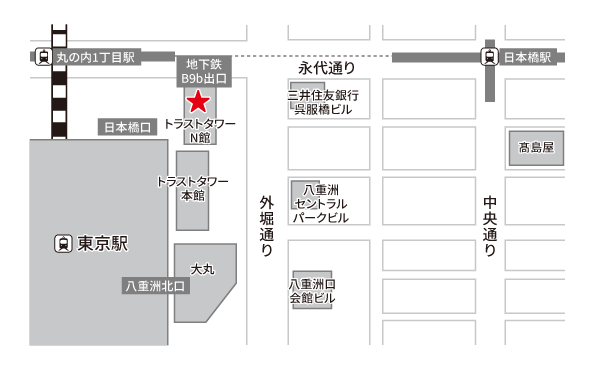 TIC TOKYO　場所地図