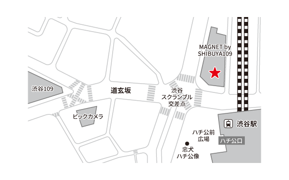 スマホ修理工房 渋谷店　場所地図