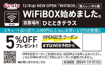 クーポン券イメージ画像　表面（日本語表記）