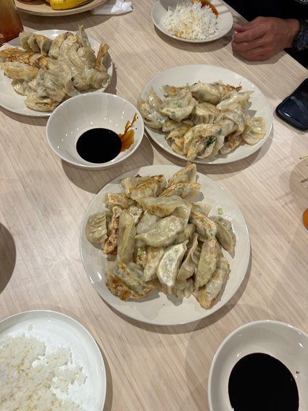 遠征先の宿にて年下の子が作ってくれた餃子