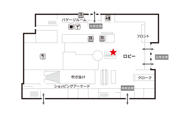 京王プラザホテル札幌　場所地図