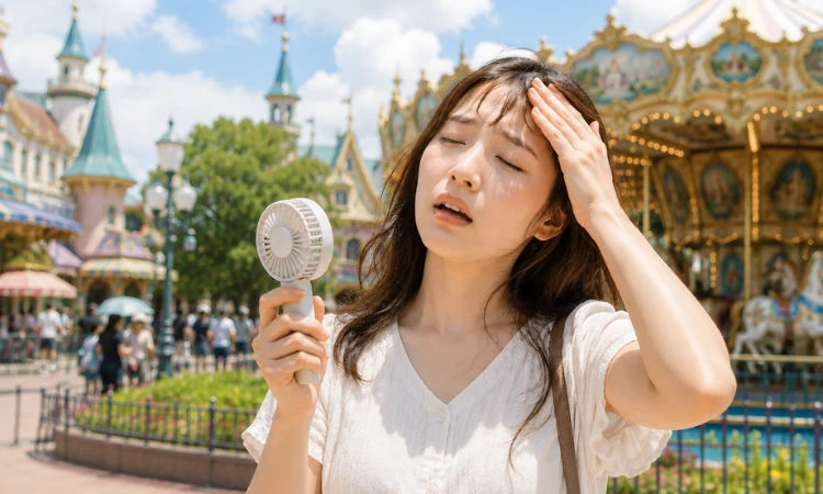 【暑さ対策】夏のテーマパークであると便利な持ち物