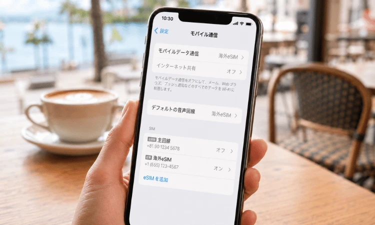 日本の回線はオフにする?